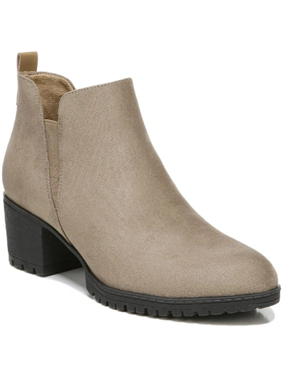 Shop Dr. Scholl's Shoes London Womens Leather Ankle Chelsea Boots In Beige