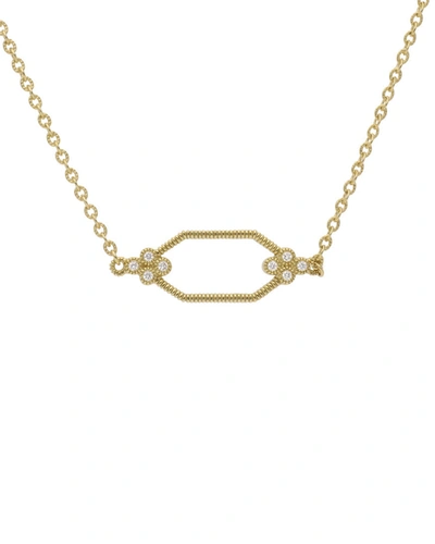 Shop Judith Ripka Juliette 14k 0.38 Ct. Tw. Diamond Necklace In Gold