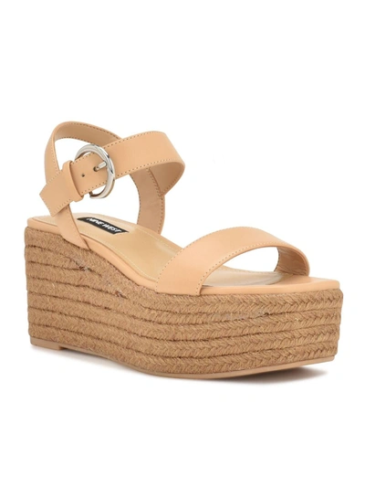 Nine West Nillo Platform Wedge Sandal In Grey