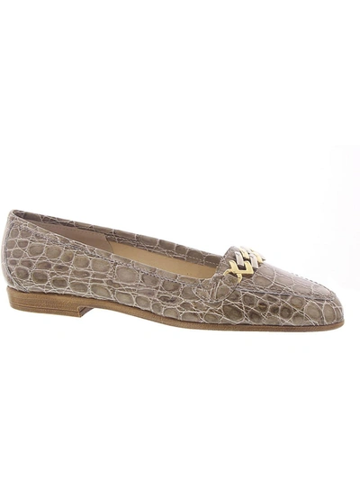 Shop Amalfi By Rangoni Oste Womens Almond Toe Loafers In Grey