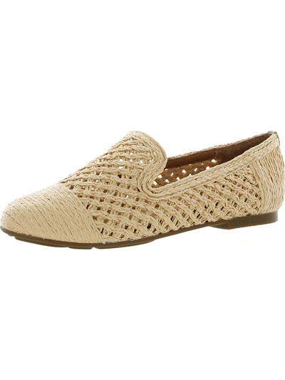Shop Gentle Souls By Kenneth Cole Eugene Womens Leather Smoking Loafers In Beige