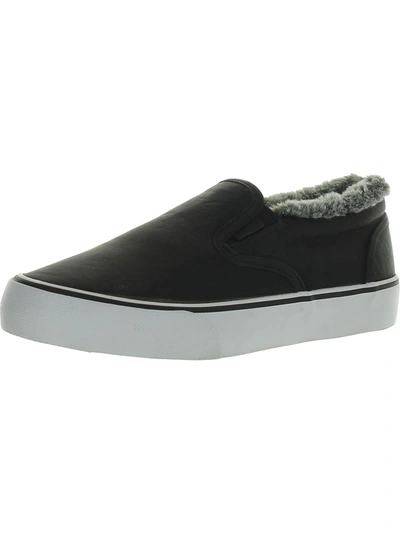 Shop Lugz Clipper Lx Womens Slip On Flat Casual And Fashion Sneakers In Black