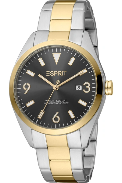 Shop Esprit Men's Es1g304m0235 Mason 40mm Quartz Watch In Gold