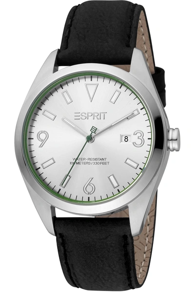 Shop Esprit Men's Es1g304p0245 Mason 40mm Quartz Watch In Silver