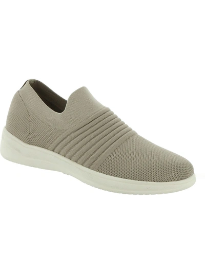Shop Array Gabby Womens Slip On Fashion Casual And Fashion Sneakers In Grey