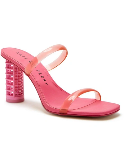 Shop Katy Perry The Curlie Womens Open Toe Double Band Slide Sandals In Pink