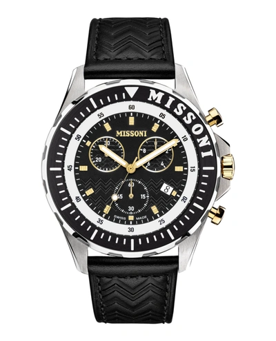 Shop Missoni Urban Chronograph Watch In Black