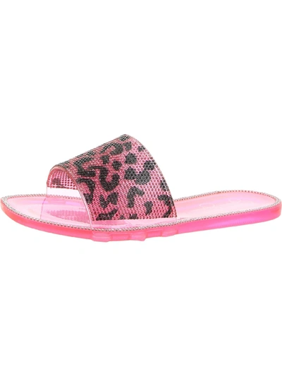 Shop Jessica Simpson Kassime Womens Slides Slip On Dress Sandals In Pink