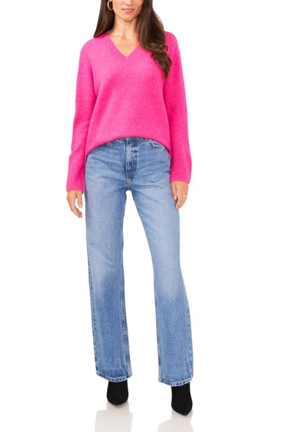 Shop Vince Camuto V-neck Sweater In Paradox