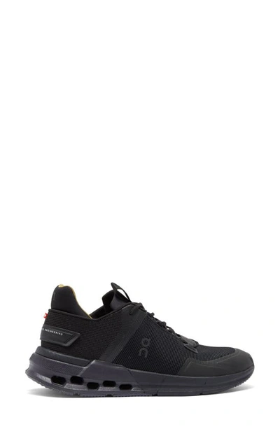 Shop On Cloudnova Flux Suma Sneaker In Black/ Ir