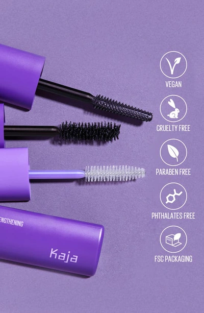 Kaja Wink Lash Trio Mascara Clear, Black, Black 3x 0.26 oz/ 7.5g In Black