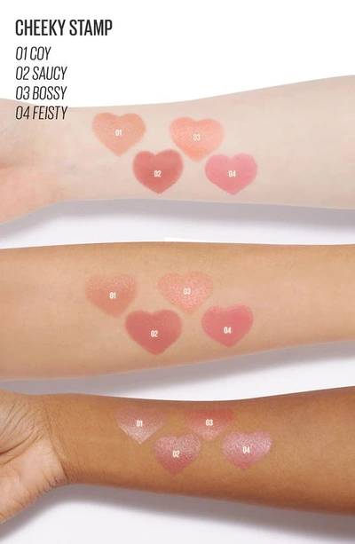 Kaja Cheeky Stamp Blendable Blush 01 Coy 0.17 oz/ 5 ml In Coy