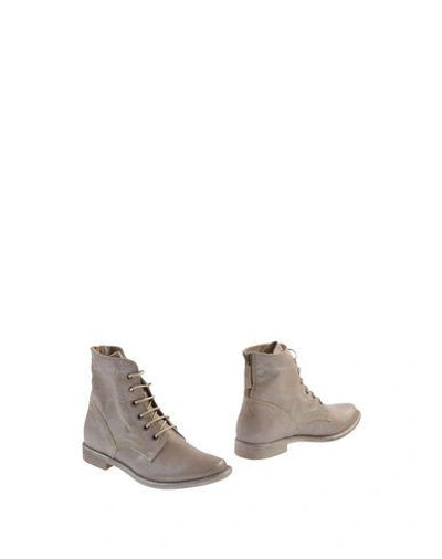 Shop Manas Ankle Boot In Dove Grey