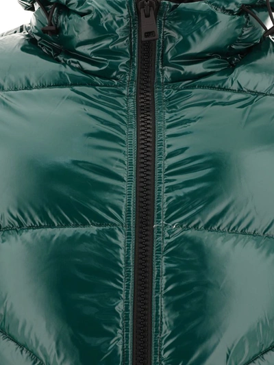 Shop Herno "gloss" Down Jacket In Green