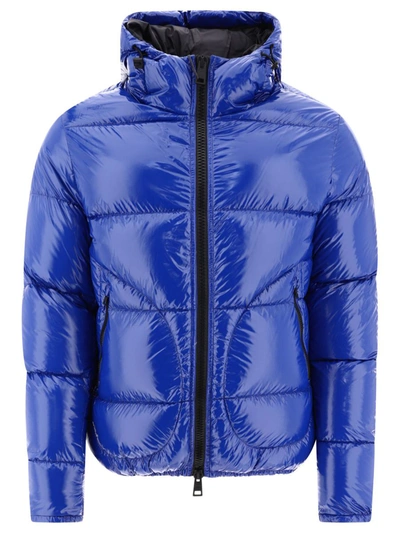 Shop Herno "gloss" Down Jacket In Blue