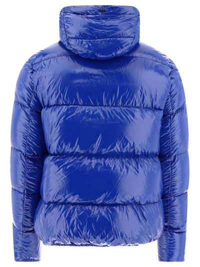 Shop Herno "gloss" Down Jacket In Blue