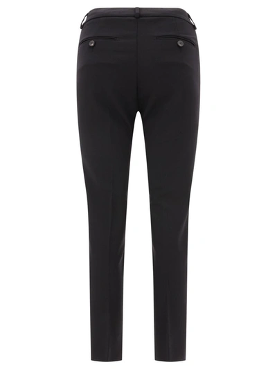 Shop Peserico "sign" Trousers In Black