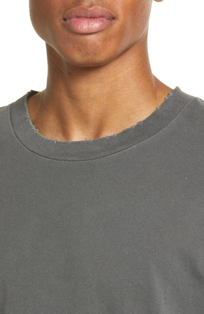 Shop Elwood Core Oversize Organic Cotton Jersey T-shirt In Grey