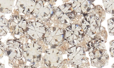 Shop Tasha Crystal Drop Earrings In Silver