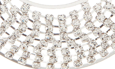 Shop Tasha Crystal Drop Earrings In Silver