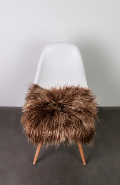 Shop Natural Icelandic Genuine Sheepskin Chair Pad In Rusty Brisa
