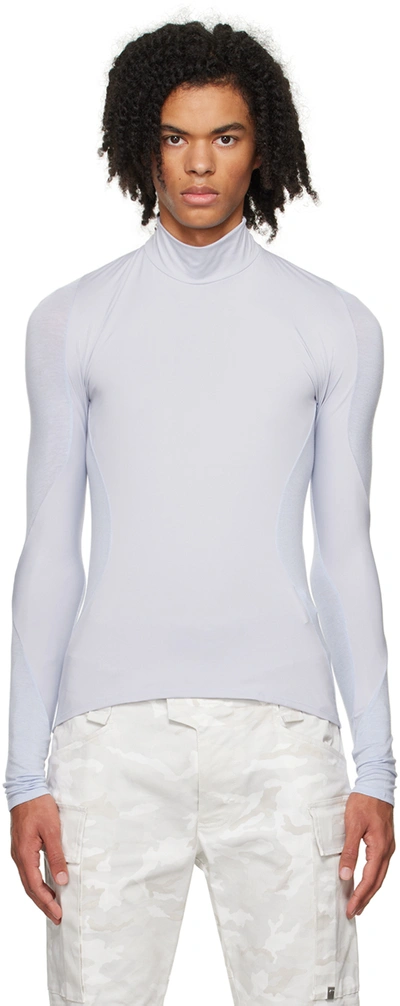 Shop Post Archive Faction (paf) Blue 5.1 Right Long Sleeve T-shirt In Sky Blue