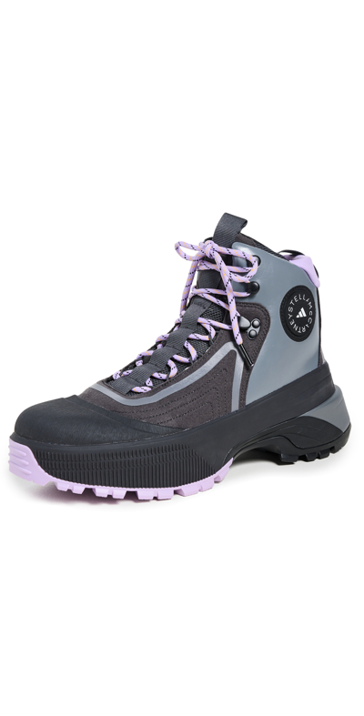 Shop Adidas By Stella Mccartney Asmc X Terrex Hiking Boots Utilityblack/purpleglow/grey