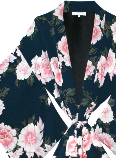 Fleur Du Mal Haori Kimono In Teal