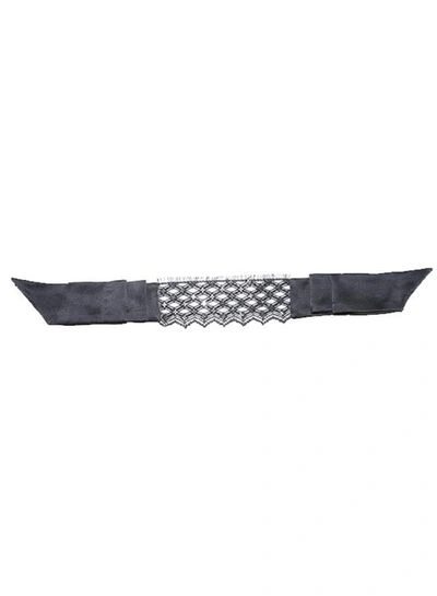 Shop Fleur Du Mal Sequined Lace Blindfold In Black