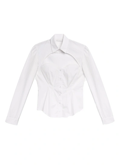 Fleur Du Mal Bella Shirt In Ivory