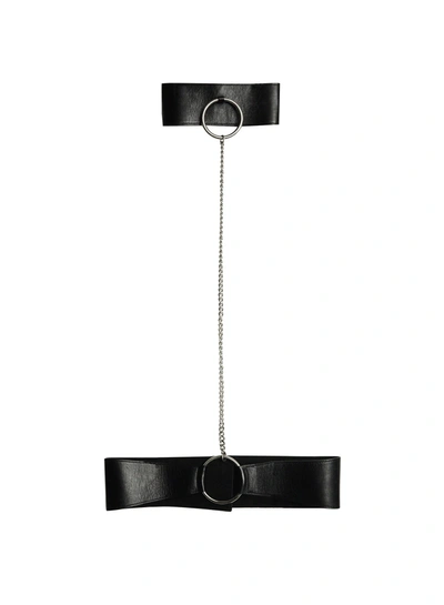 Shop Fleur Du Mal Harness With Rings In Black