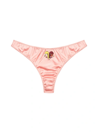 Shop Fleur Du Mal Gemini Zodiac Thong