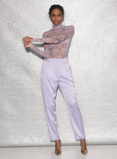 Fleur Du Mal Tuxedo Pants In Thistle