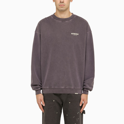 Shop Represent | Vintage Purple Cotton Crewneck Sweatshirt
