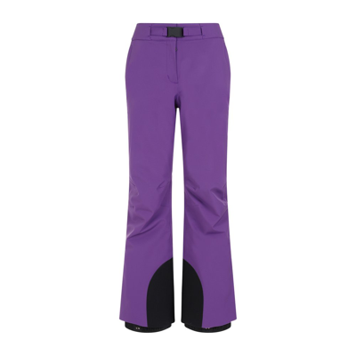 Shop Moncler Grenoble Belted Ski Trousers In Purple