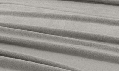 Woven & Weft Solid Plush Velour Sheet Set In Grey