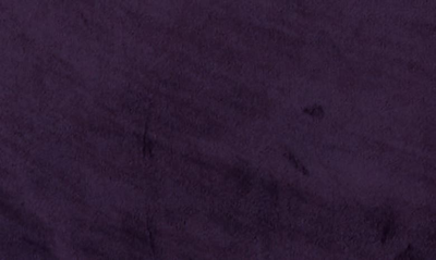 Woven & Weft Solid Plush Velour Sheet Set In Purple