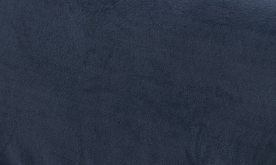 Woven & Weft Solid Plush Velour Sheet Set In Navy