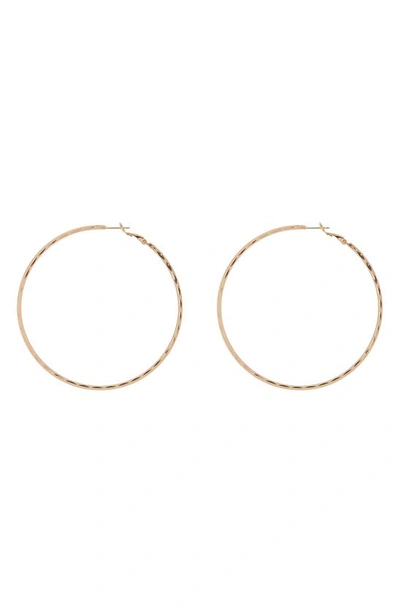 Shop Tasha Hoop Earrings In Gold