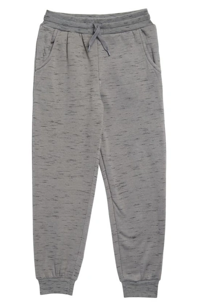 Shop Hollywood The Jean People Kids' Brushed Fleece Joggers In Grey Space Dye