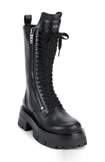 Dkny Daray Lug Sole Boot In Black