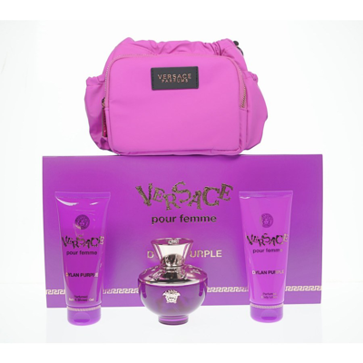 Shop Versace Ladies Dylan Purple Gift Set Fragrances 8011003885046