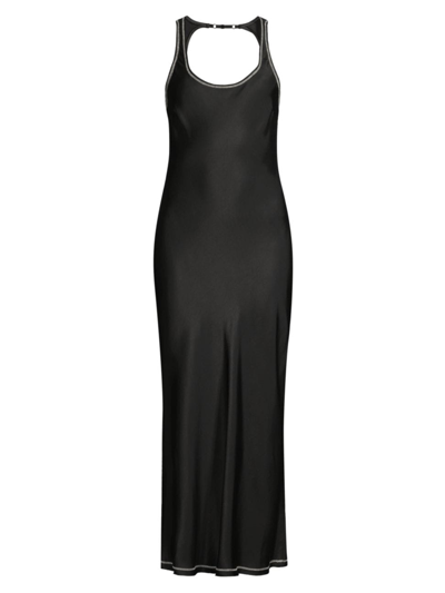 Shop Bec & Bridge Women's Emery Backless Maxi Dress In Black Ivory