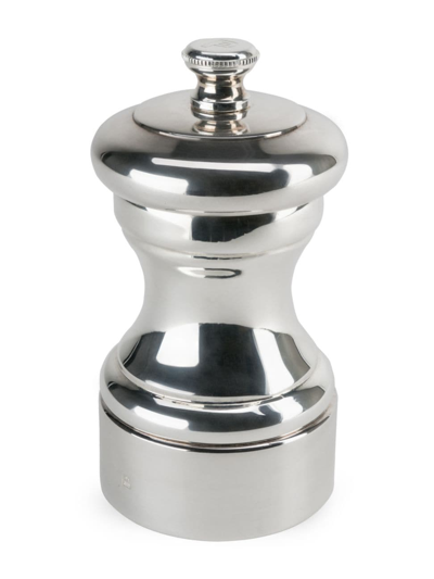 Shop Peugeot Mignonnette Silver-plated Salt Mill In Silver Plated