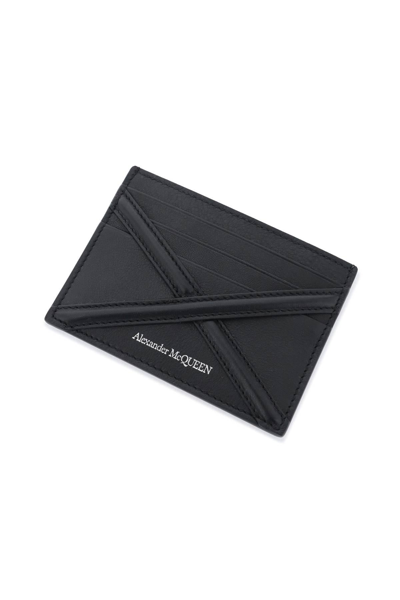 Shop Alexander Mcqueen Leather Harness Cardholder