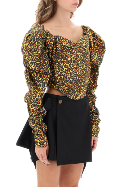 Vivienne Westwood Sunday Leopard-print Corset Top