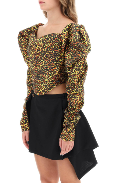 Vivienne Westwood Sunday Leopard-print Corset Top