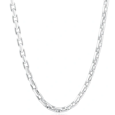 Pompeii3 Men's 14k Gold (53gram) Or Platinum (99gram) 5mm Link Chain Necklace 22" In Multi