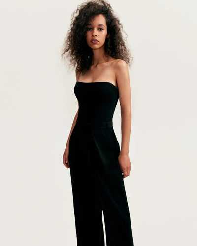 Milla Classy Black Bodysuit, Xo Xo In Black