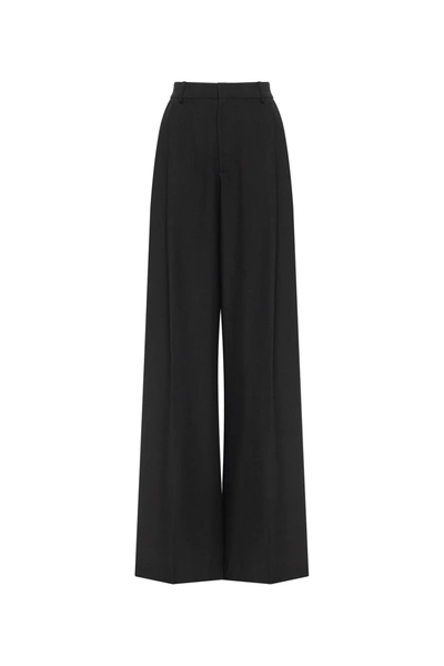 Milla High-rise Black Suit Pants, Xo Xo In Black